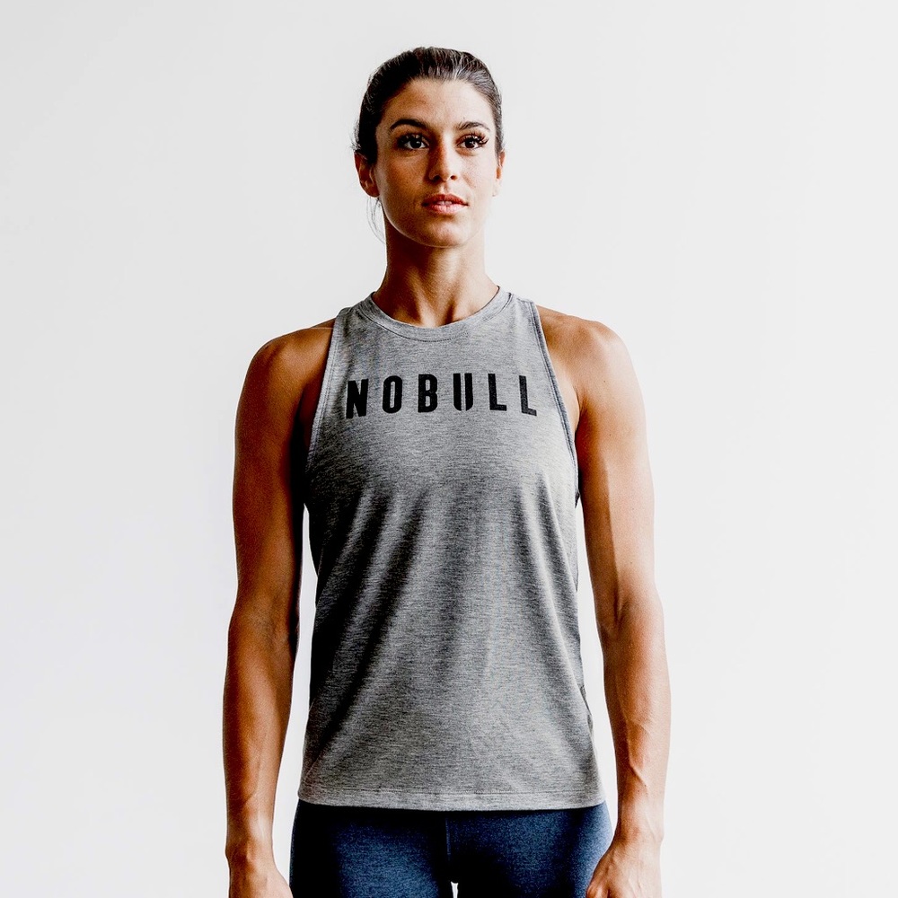 Deep Chocolate NoBull High Neck Tank, Sz Extra Small